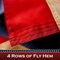 G128 2 Pack: American USA Tea-Stained Flag | 1x1.5 Ft | ToughWeave Pro Series Pole Sleeve Embroidered 420D Polyester | Embroidered Stars